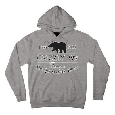 In Memory Of Bear 399 Forever Queen Of The Tetons Tall Hoodie