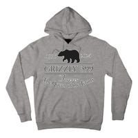 In Memory Of Bear 399 Forever Queen Of The Tetons Tall Hoodie