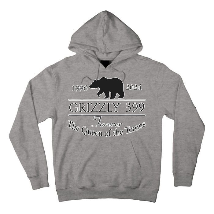 In Memory Of Bear 399 Forever Queen Of The Tetons Tall Hoodie