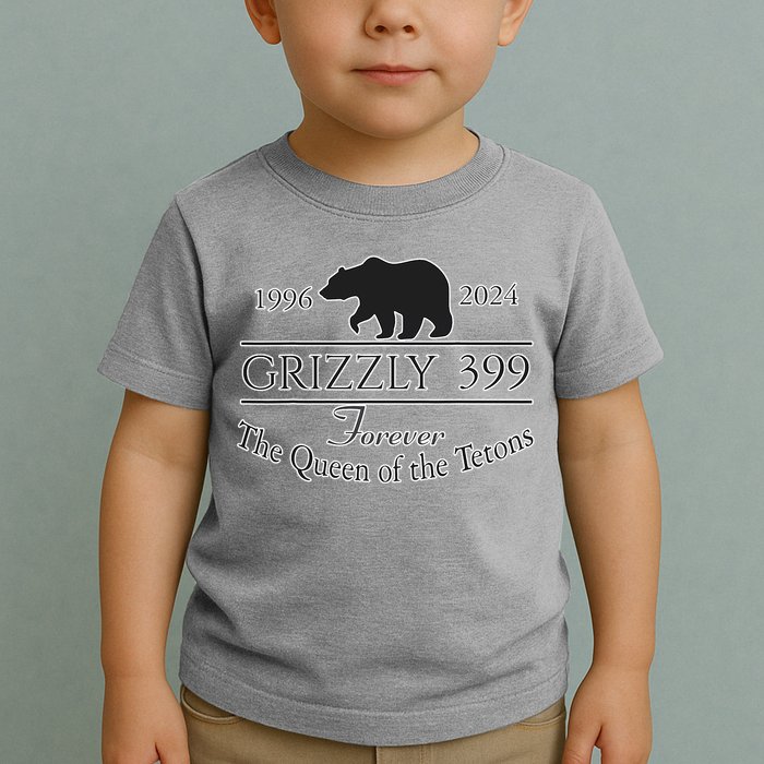 In Memory Of Bear 399 Forever Queen Of The Tetons Toddler T-Shirt