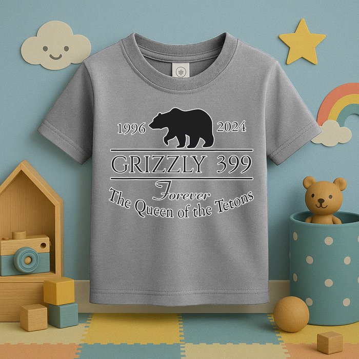 In Memory Of Bear 399 Forever Queen Of The Tetons Toddler T-Shirt