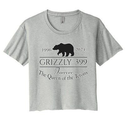 In Memory Of Bear 399 Forever Queen Of The Tetons Crop Top