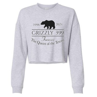 In Memory Of Bear 399 Forever Queen Of The Tetons Cropped Pullover Crew
