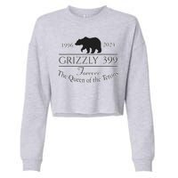 In Memory Of Bear 399 Forever Queen Of The Tetons Cropped Pullover Crew