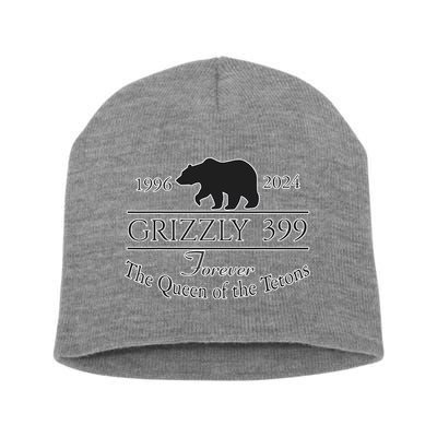 In Memory Of Bear 399 Forever Queen Of The Tetons Short Acrylic Beanie