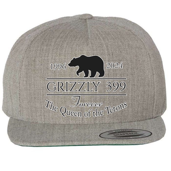 In Memory Of Bear 399 Forever Queen Of The Tetons Wool Snapback Cap