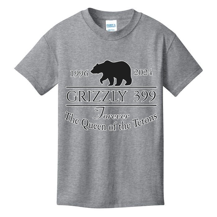 In Memory Of Bear 399 Forever Queen Of The Tetons Kids T-Shirt