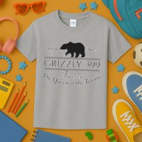 In Memory Of Bear 399 Forever Queen Of The Tetons Kids T-Shirt