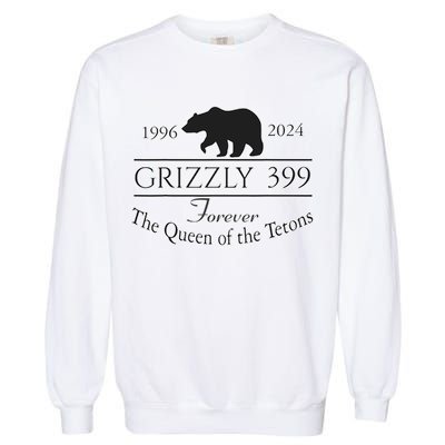 In Memory Of Bear 399 Forever Queen Of The Tetons Garment-Dyed Sweatshirt