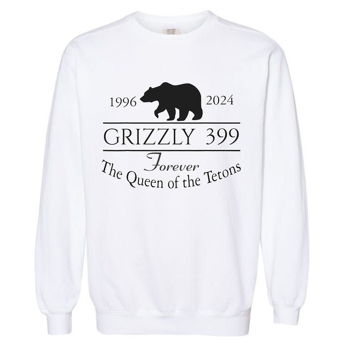 In Memory Of Bear 399 Forever Queen Of The Tetons Garment-Dyed Sweatshirt