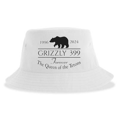 In Memory Of Bear 399 Forever Queen Of The Tetons Sustainable Bucket Hat