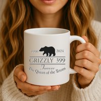 In Memory Of Bear 399 Forever Queen Of The Tetons Mug