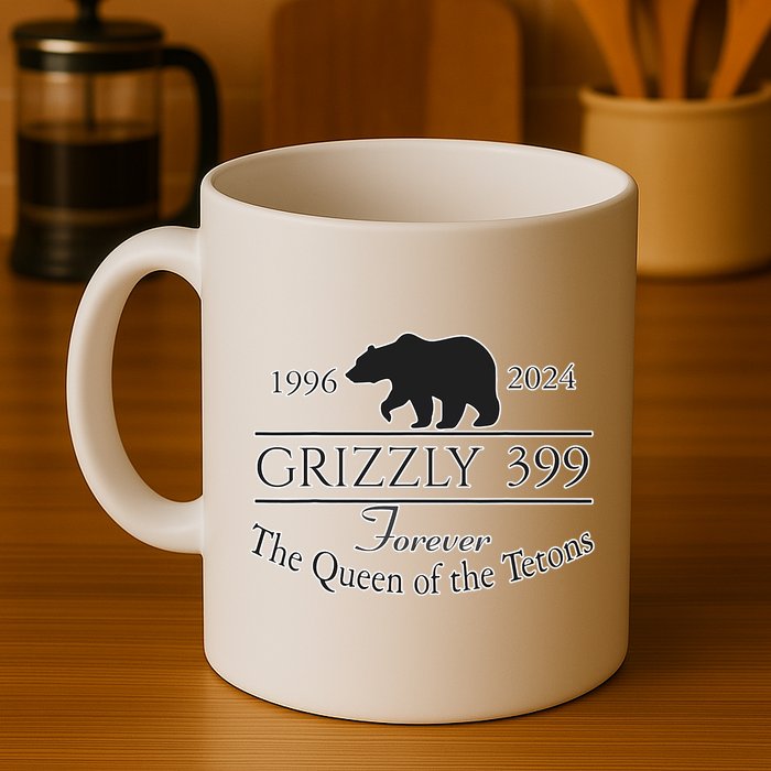 In Memory Of Bear 399 Forever Queen Of The Tetons Mug