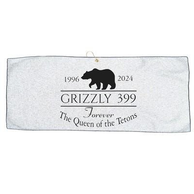 In Memory Of Bear 399 Forever Queen Of The Tetons Large Microfiber Waffle Golf Towel