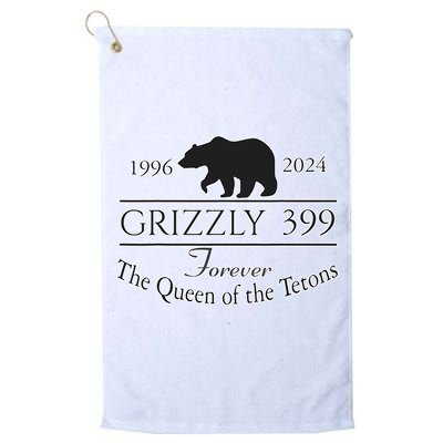 In Memory Of Bear 399 Forever Queen Of The Tetons Golf Towel