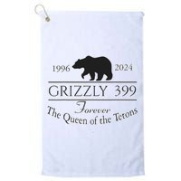 In Memory Of Bear 399 Forever Queen Of The Tetons Golf Towel