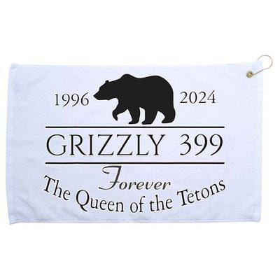 In Memory Of Bear 399 Forever Queen Of The Tetons Grommeted Golf Towel