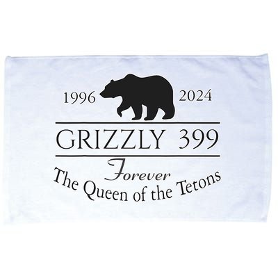 In Memory Of Bear 399 Forever Queen Of The Tetons Microfiber Hand Towel