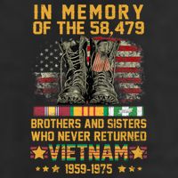 In Memory Of The 58479 Brothers And Sisters Vietnam Veteran Gift Golf Towel