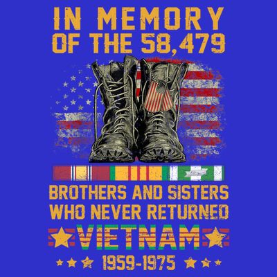In Memory Of The 58479 Brothers And Sisters Vietnam Veteran Gift T-Shirt