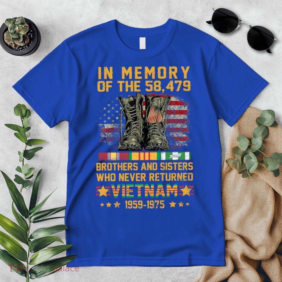 In Memory Of The 58479 Brothers And Sisters Vietnam Veteran Gift Premium T-Shirt