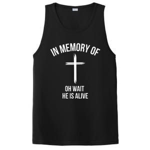 In Memory Of Oh Wait He Is Alive PosiCharge Competitor Tank