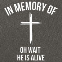 In Memory Of Oh Wait He Is Alive Cotton Canvas Backpack