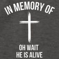 In Memory Of Oh Wait He Is Alive Vector Backpack