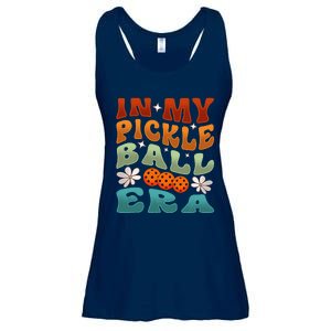 In My Pickleball Era Retro Waving Style Ladies Essential Flowy Tank