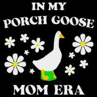 In My Porch Goose Mom Era Goose Clothes Silly Cute Groovy 16 in Basic Backpack