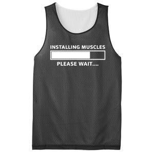 Installing Muscles Please Wait Mesh Reversible Basketball Jersey Tank