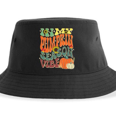 In My Pumpkin Season Vibe Halloween Thanksgiving Harvest Sustainable Bucket Hat