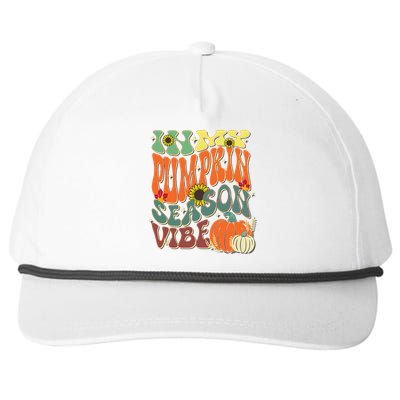 In My Pumpkin Season Vibe Halloween Thanksgiving Harvest Snapback Five-Panel Rope Hat