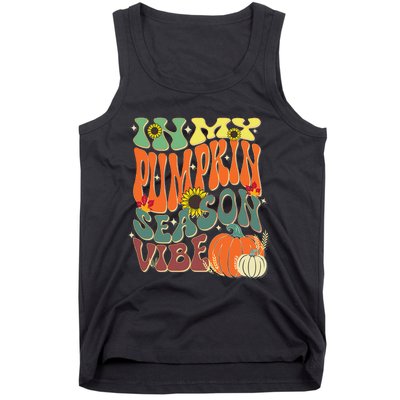 In My Pumpkin Season Vibe Halloween Thanksgiving Harvest Tank Top