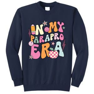 In My Parapro Era Cool Para Club Paraprofessional Teacher Tall Sweatshirt