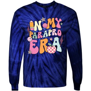 In My Parapro Era Cool Para Club Paraprofessional Teacher Tie-Dye Long Sleeve Shirt