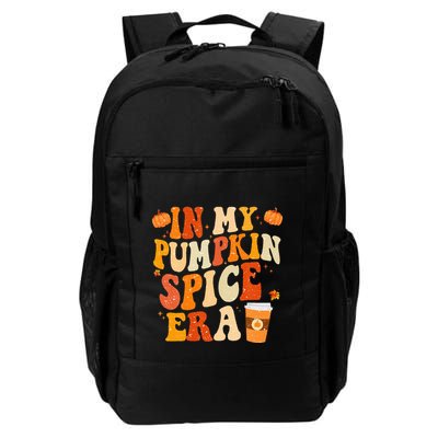In My Pumpkin Spice Era Funny Retro Fall Vibes Thanksgiving Daily Commute Backpack