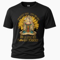I'm Mostly Peace Love And Light And Little Go F Yourself Gift Cooling Performance Crew T-Shirt