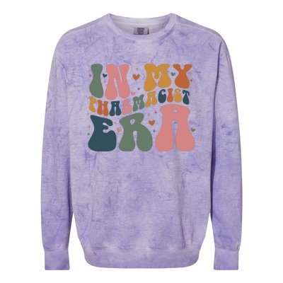 In My Pharmacist Era Medication Colorblast Crewneck Sweatshirt