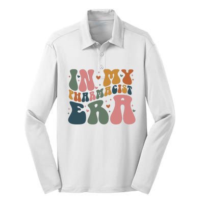 In My Pharmacist Era Medication Silk Touch Performance Long Sleeve Polo