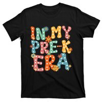 In My Prek Preschool Era Groovy Back To School Teacher T-Shirt