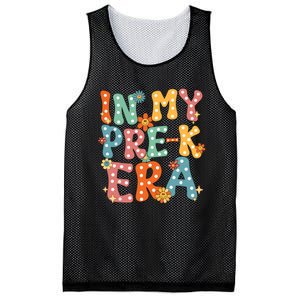 In My Prek Preschool Era Groovy Back To School Teacher Mesh Reversible Basketball Jersey Tank