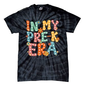 In My Prek Preschool Era Groovy Back To School Teacher Tie-Dye T-Shirt