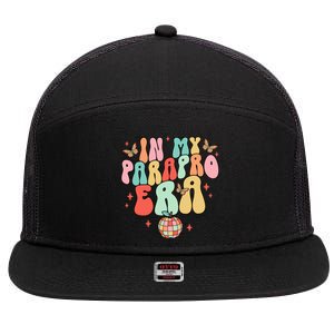 In My Parapro Era Cool Para Club Paraprofessional Teacher 7 Panel Mesh Trucker Snapback Hat