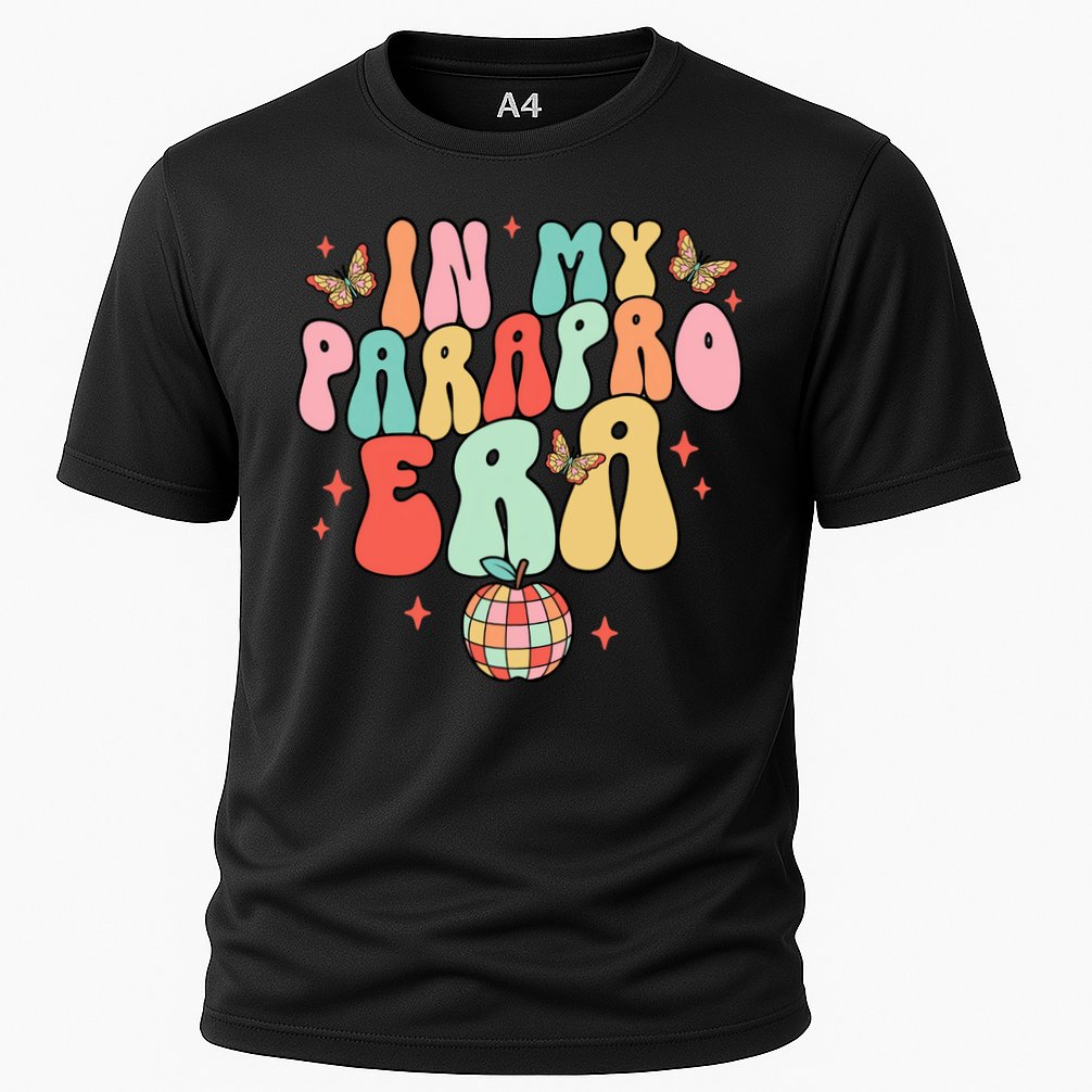 In My Parapro Era Cool Para Club Paraprofessional Teacher Cooling Performance Crew T-Shirt