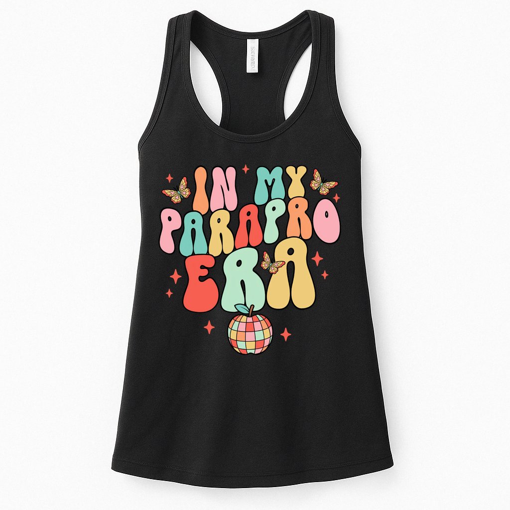 In My Parapro Era Cool Para Club Paraprofessional Teacher Womens Tank Top