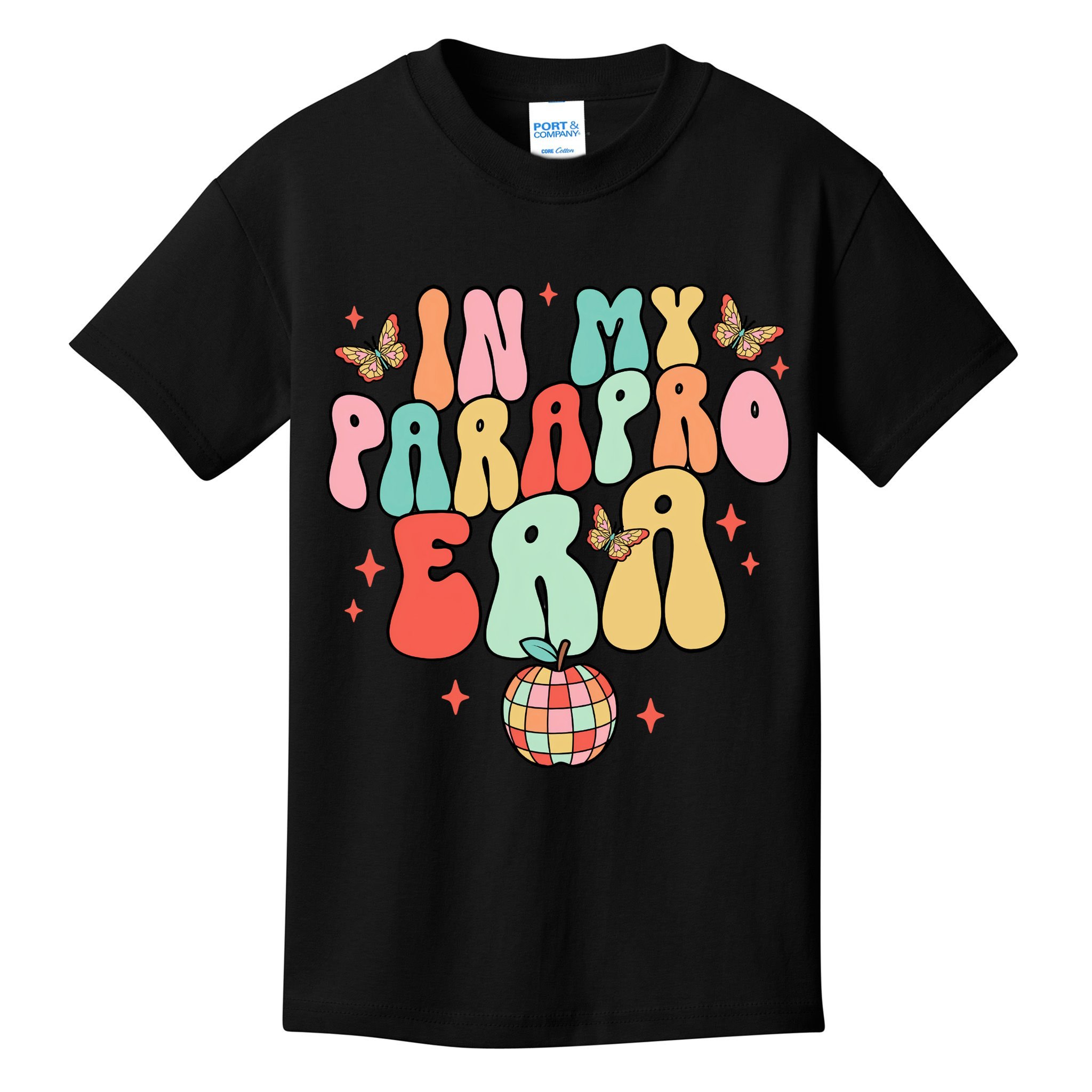 In My Parapro Era Cool Para Club Paraprofessional Teacher Kids T-Shirt
