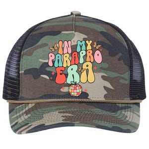 In My Parapro Era Cool Para Club Paraprofessional Teacher Retro Rope Trucker Hat Cap