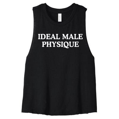 Ideal Male Physique Women's Racerback Cropped Tank