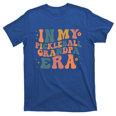 In My Pickleball Grandpa Era Funny Groovy S Gift T-Shirt